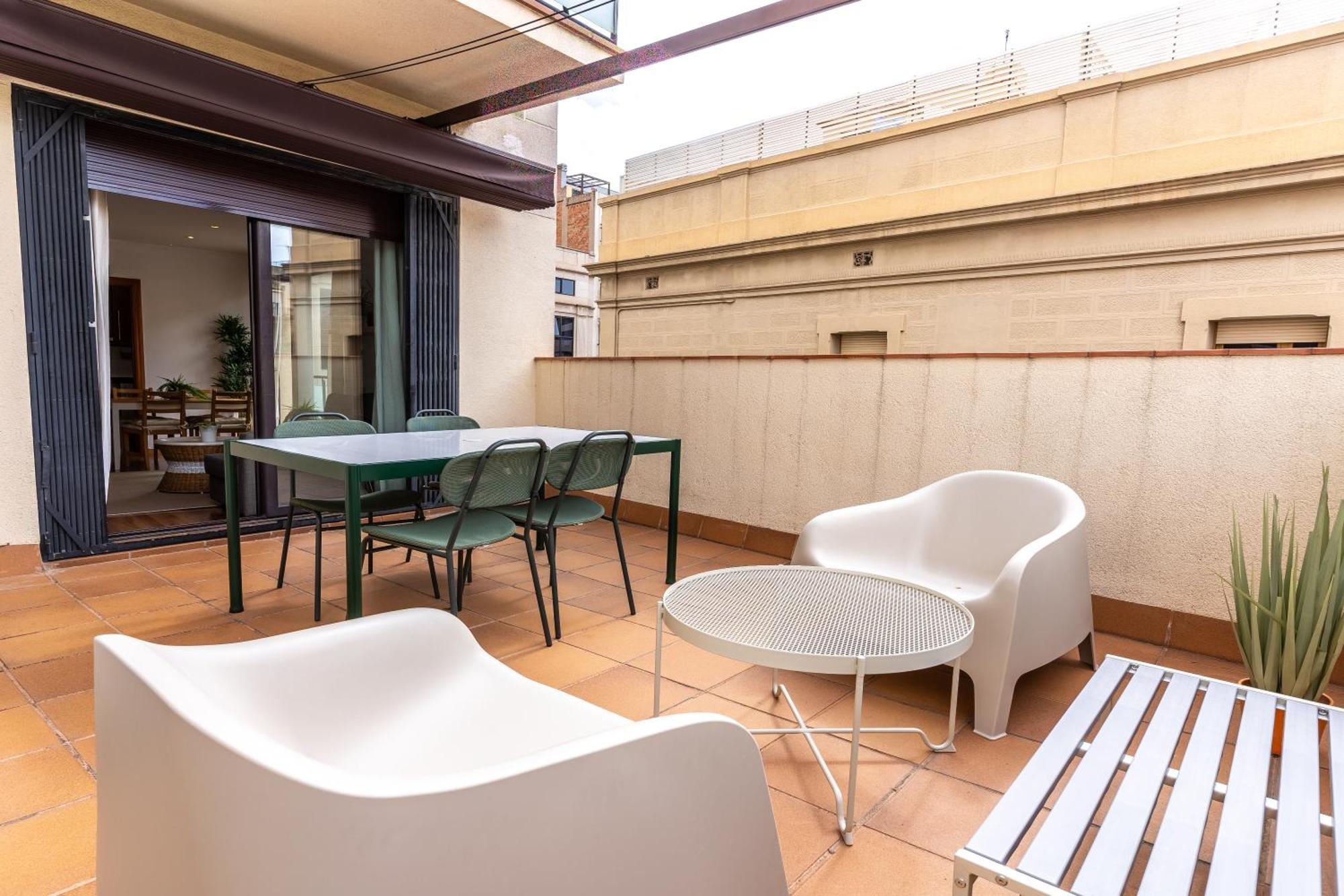 Centrico Apartamento Con Terraza Barcelona Eksteriør billede