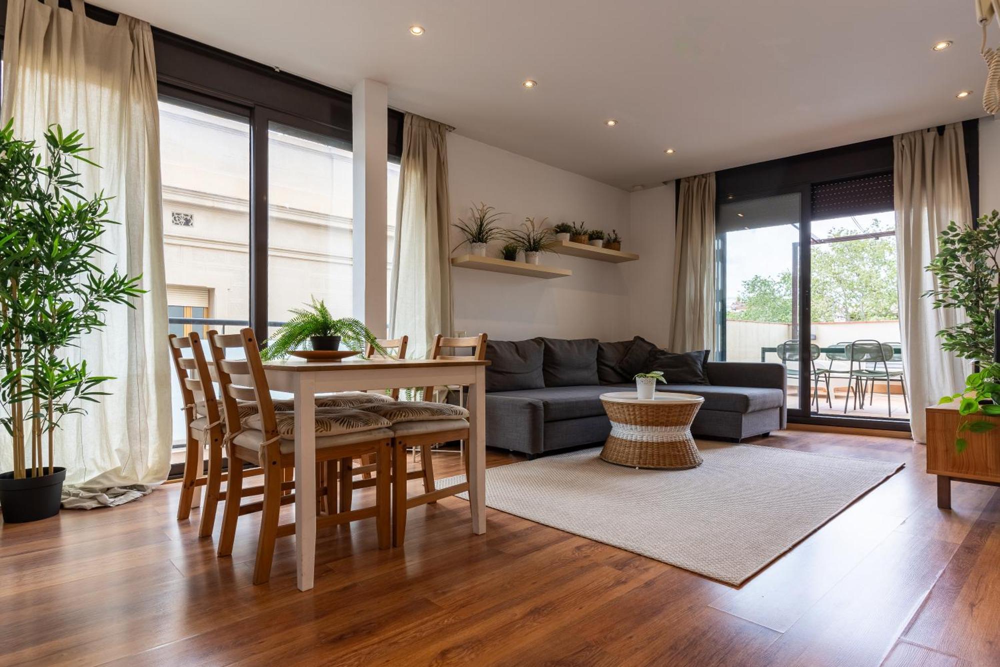 Centrico Apartamento Con Terraza Barcelona Eksteriør billede